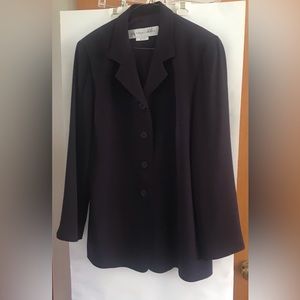 New Garfield & Marks Purple Blazer size 10 Fully Lined made in New York City USA
